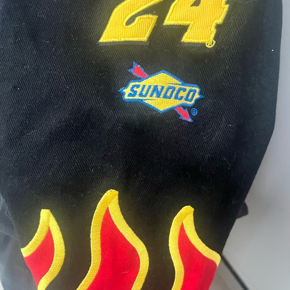 Chase Authentics Jeff Gordon DuPont #24 Flames NASCAR Racing Jacket - Picture 5 of 7